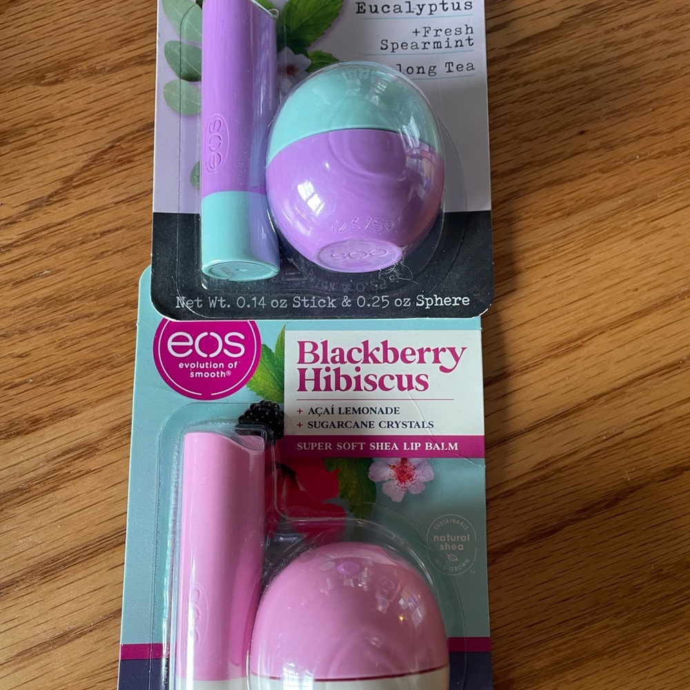 EOS Flavorlab lip balms